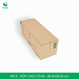 MC3 - 28.5x10x10 cm - 100 Thùng hộp carton đóng hàng