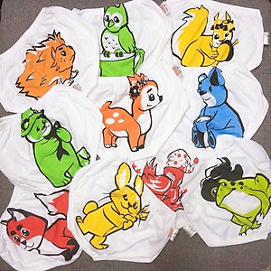 Combo 10 quần chip chục mông thú cho bé