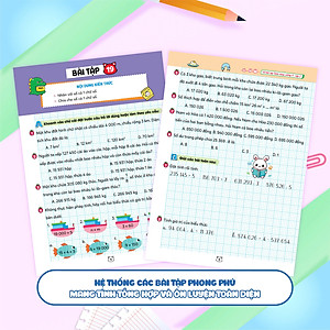 Combo Vở bài tập Toán tăng cường lớp 4 (2 Tập) (Theo sách giáo khoa kết nối tri thức với cuộc sống)