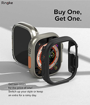 Bộ 2 Ốp dành cho Apple Watch Ultra 3/2/1 RINGKE Slim - Hàng Chính Hãng