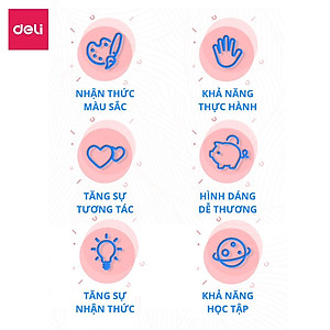 Giấy thủ công 100 tờ học sinh nhiều kích cỡ Deli - Có khổ A4 , giấy gấp origami , giấy gấp hạc hoa động vật - 83631 / 83632 / 83633 / 83634