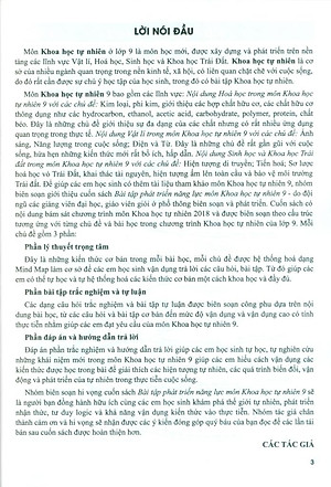 Bài Tập Phát Triển Năng Lực Môn Khoa Học Tự Nhiên 9