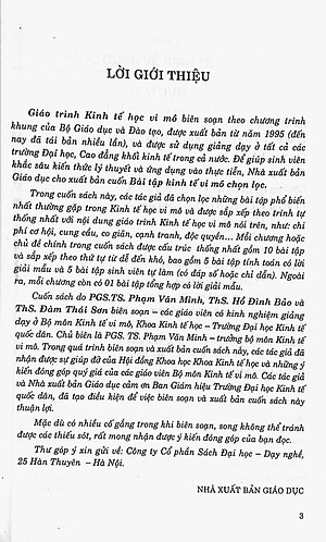 Bài tập Kinh tế vi mô chọn lọc (dùng trong các trường đại học, cao đẳng khối kinh tế)
