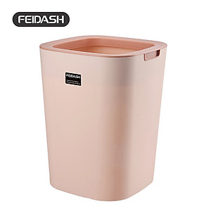 Thùng Rác Vuông Phong Cách Châu Âu Có Thanh Kẹp Túi Đựng Rác Giấu Mép Túi Đựng Rác Bên Trong Tạo Nét Thẩm Mỹ Cho Không Gian Nhà Bạn - FEIDASH G3410 - Dung Tích 12L