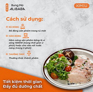 Ức Gà Sốt Kem Nấm Hàn Quốc Ăn Liền Healthy Tăng Cơ Giảm Cân - Gói 130g