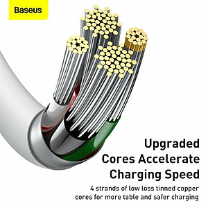 Cáp sạc cho iPhone/ iPad Baseus Superior Series Fast Charging Data Cable USB to iP (2.4A, 480Mbps, Fast charge, ABS/ TPE Cable)- Hàng chính hãng