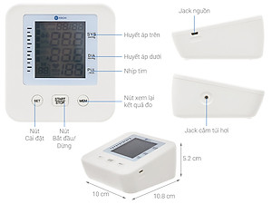 Máy đo huyết áp bắp tay Kachi MK293 - Hàng chính hãng