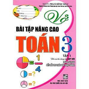 Sách - Combo Vở Bài Tập Nâng Cao Toán Lớp 3 (Bám Sát SGK Kết Nối Tri Thức Với Cuộc Sống) (Bộ 2 Cuốn)