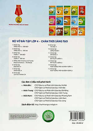 Vở Bài Tập Tiếng Việt 4 - Tập 2 (Chân Trời Sáng Tạo) (2023)