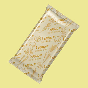 Súp Nấm Chay I-Soup 50g (túi 05 viên)- Viên Súp Chay Sấy Thăng Hoa