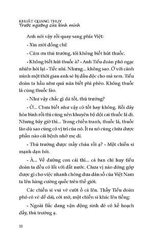 Trước Ngưỡng Cửa Bình Minh
