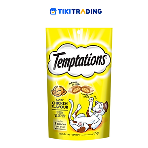 Bánh Thưởng Cho Mèo Temptations Vị Gà 75g/túi