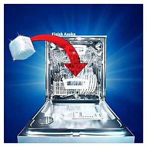 Viên vệ sinh làm sạch sâu trong máy rửa bát Finish Vỉ 3 viên - Chính Hãng.