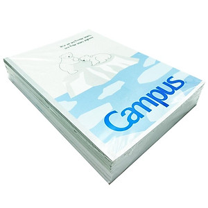 Vở Polar Bear - B5 Kẻ Ngang Có Chấm 80 Trang ĐL 70g/m2 - Campus NB-BPBE80 (Mẫu Màu Giao Ngẫu Nhiên)