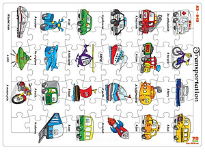03 bộ tranh xếp hình 70 mảnh ghép khổ A3 – đồ chơi trí tuệ cho bé từ 3 tuổi – Combo 13