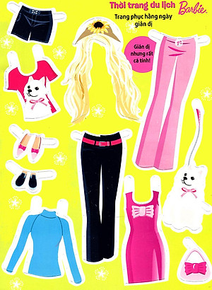 Sách Thiết Kế Thời Trang Barbie - Thời Trang Du Lịch