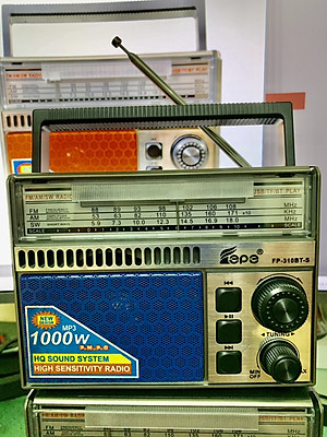 ĐÀI RADIO Pepe-310BTS Nhật bản  Năng Lượng Mặt Trời Mẫu Mới Nhất-Hàng Chính Hãng
