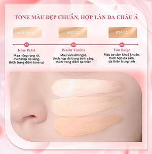 Cushion Chống Nắng Che Phủ Hoàn Hảo Aperire Day Dream Cover Cushion SPF50+/PA++++ 13g Màu 03 Tan Beige
