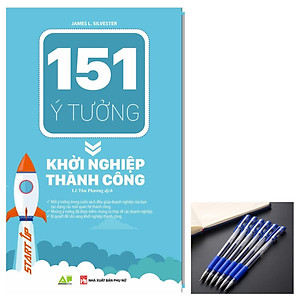 151 Ý Tưởng Chinh Phục Khởi Nghiệp Thành Công tặng bút bi