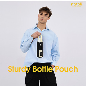 Túi đựng bình giữ nhiêt NATOLI, chất vải dày dặn có quai xách đựng ly cốc, bình nước cao cấp BST Sturdy Bottle Pouch T29