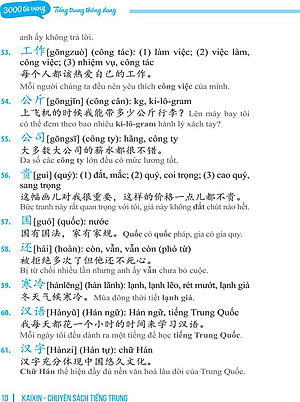 Sách 3000 Từ Vựng Tiếng Trung Thông Dụng