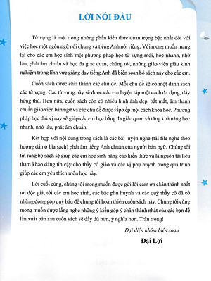 Sách Từ Vựng Tiếng Anh Theo Chủ Đề Lớp 3