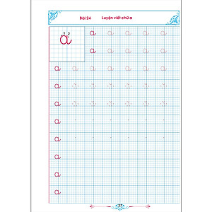 Combo Luyện Viết Chữ Đẹp ( Theo chương trình mới - hành trang cho bé vào lớp 1)