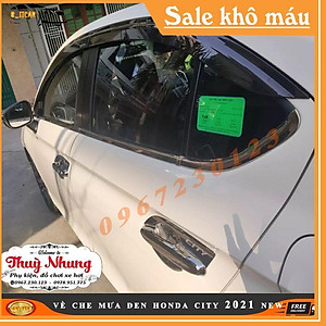 Vè che mưa đen dành cho Thái dày Honda City 2021 bộ 4 cánh nhiều người tin dùng đảm bảo chất lượng