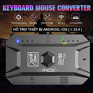 Bộ chuyển đổi game MEIYING-M1 Pro - Thiết bị chuyển đổi phím chuột kết nối điện thoại hỗ trợ hệ điều hành Android, IOSS - Hàng nhập khẩu