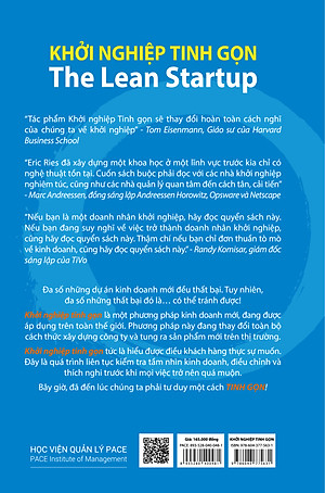 KHỞI NGHIỆP TINH GỌN (The Lean Startup) - Eric Ries - Tái bản - (bìa cứng)