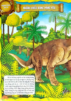Sách Dán Hình Sáng Tạo - Thế Giới Khủng Long - Khủng Long Ăn Cỏ