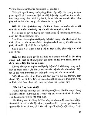 Sách Bộ Luật Tố Tụng Hình Sự Của Nước Cộng Hoà Xã Hội Chủ Nghĩa Việt Nam (2016)