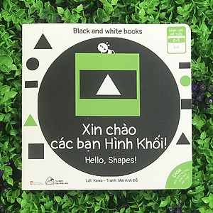 Combo 6 cuốn sách Ehon Song Ngữ Kích Thích Thị Giác Cho Bé 0-3 tuổi Black and White books