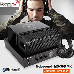 Bộ Pre Amply Đèn Hifi Nobsound MS-30D MKII Tích Hợp Giải Mã DAC Hỗ Trợ Kết Nối Bluetooth, Cổng USB, Quang, Coaxial PD - Hàng Chính Hãng