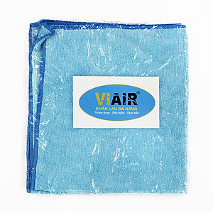 Khăn lau microfiber VIAIR T202SU-CL01 màu lam (38*40cm)