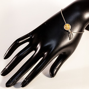 Vòng Tay Phong Thủy Thạch Anh Tóc Vàng Thiên Nhiên mix Bạc 925, Mạng Thổ - Kim, Món Qùa Trang Sức  Phong Thủy May Mắn Ý Nghĩa  LT002 BlackMount