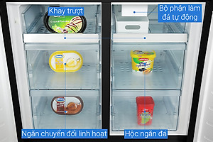 Tủ lạnh Hitachi R-WB640PGV1(GCK) 569 lít - Hàng chính hãng( Chỉ giao tại HCM) 