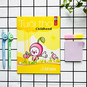 Combo 5 Tập Học Sinh 4 Ô Ly 100 Trang ĐL 80g/m2 - FAHASA (Mẫu Màu Giao Ngẫu Nhiên)