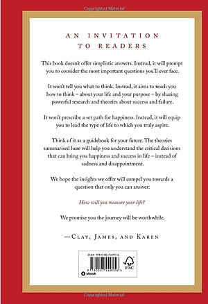 Sách How Will You Measure Your Life?