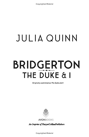 Bridgerton 1: The Duke And I