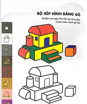 Phép So Sánh Thú Vị - Bộ Sách Tô Màu Thông Minh Đầu Tiên Của Bé 2- 3 Tuổi