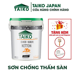 Sơn Chống Thấm TAIKO NITTON - Chống thấm vết nứt mái nhà, sàn nhà vệ sinh, máng xối, tôn, triệt để (Hiệu quả hơn khi pha với xi măng)