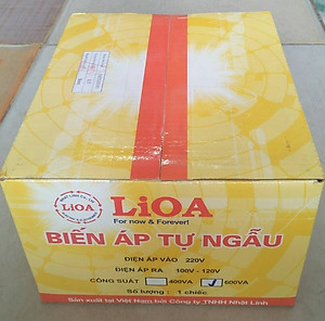 Bộ đổi nguồn 220v sang 100v - 120v lioa 600va