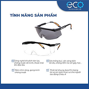 Kính bảo hộ chống bụi, Chống tia UV Sperian S200A cản bụi khi đi ngoài đường