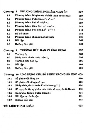 Bài giảng Số học (Dành cho Học sinh, Giáo viên chuyên toán)
