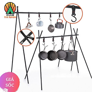  Giá Treo Đồ Tiện Lợi Thiết Kế 4 Móc dùng Cho Du Lịch Dã Ngoại Cắm Trại NatureHike NH19BJ082