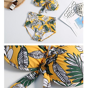 Set bơi nữ 4 chi tiết cao cấp, bộ bikini sang trọng & quần áo mặc ngoài cùng tone, chất thun lạnh Lycra siêu đẹp, tôn dáng | KT048