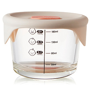 Hộp đựng thức ăn cho bé Lock&Lock có vạch chia LLG508S3 230ml x 3 hộp - LLG542S3 280ml x 3 hộp