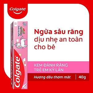 Kem đánh răng Colgate trẻ em hương dâu 40g - Kỳ Lân/Khủng Long - Giao ngẫu nhiên