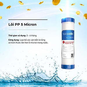 Bộ 3 Lõi Lọc Số 1 RO KAROFI KRF-L1 - Hàng Chính Hãng